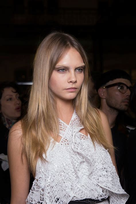 Cara Delevingne's Bleached Eyebrows for Givenchy 